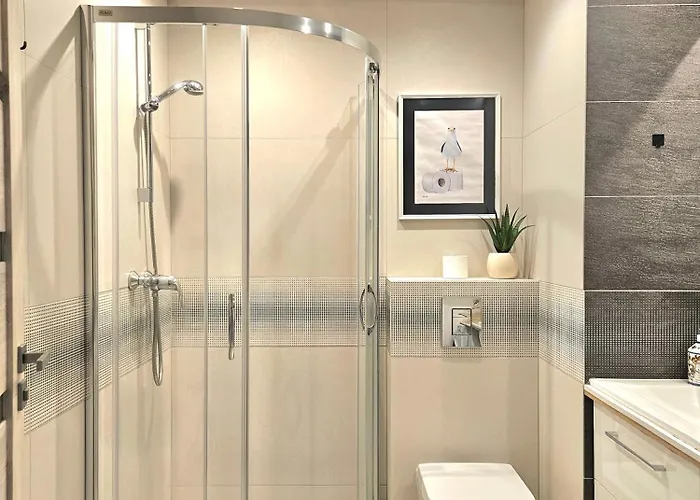 דירה View -16pietro, Parking Podziemny, Widok Na I Morze גדנסק