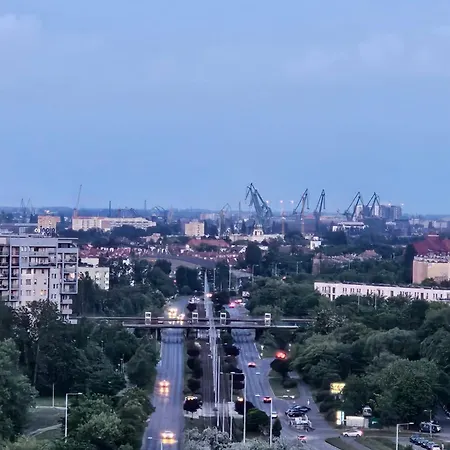 View -16pietro, Parking Podziemny, Widok Na I Morze 그단스크